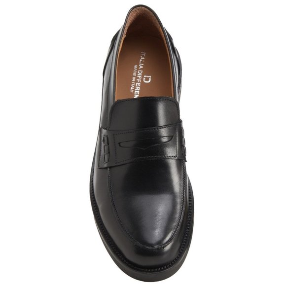 New ITALIA DIFFERENCE Made in Italy Penny Loafers - Leather (For Men) Size 42 - Picture 2 of 6